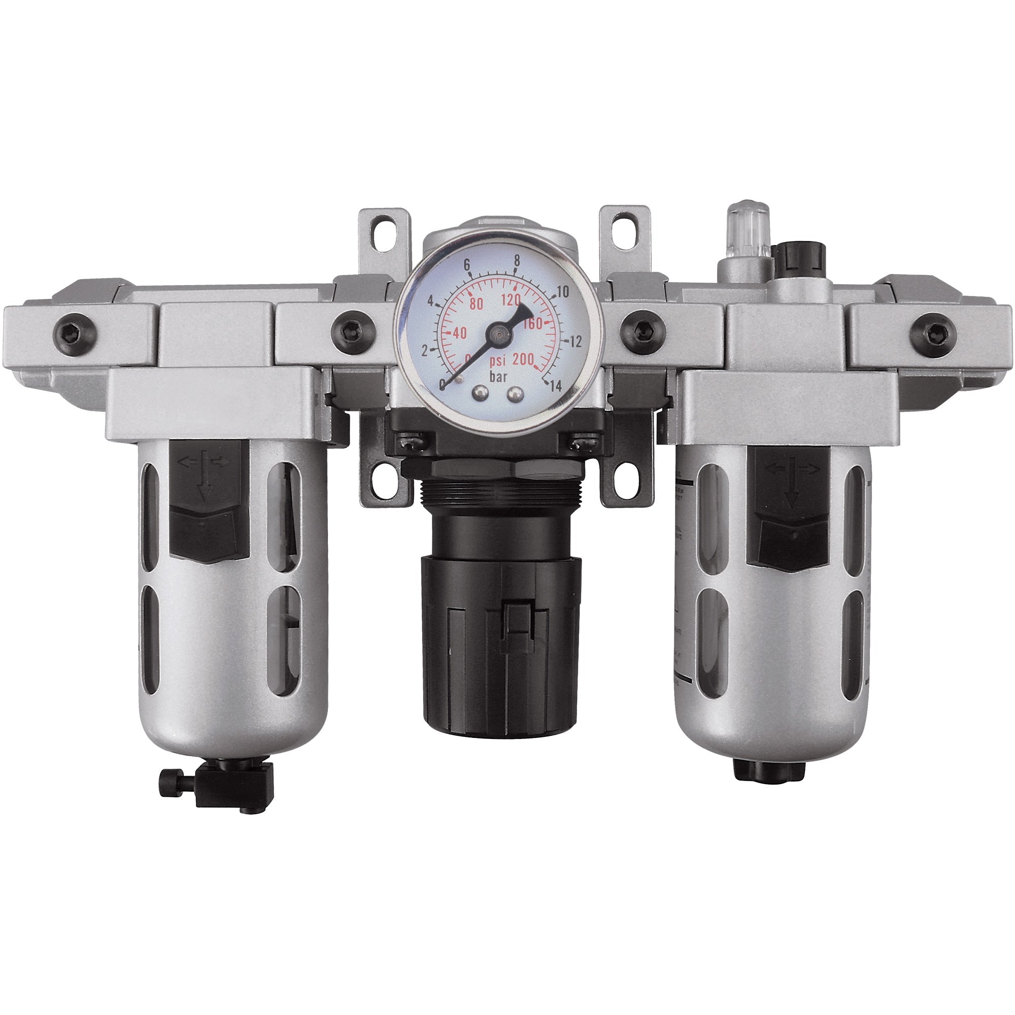Modular Filter, Regulator & Lubricator (Gauge Included), 3/8