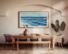 Uehara Konen Ocean Waves Print: Vintage Japanese Panoramic Art
