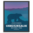 Ukkusiksalik National Park 'Explored' Poster, Canada Parks