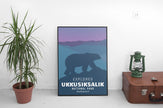 Ukkusiksalik National Park 'Explored' Poster, Canada Parks