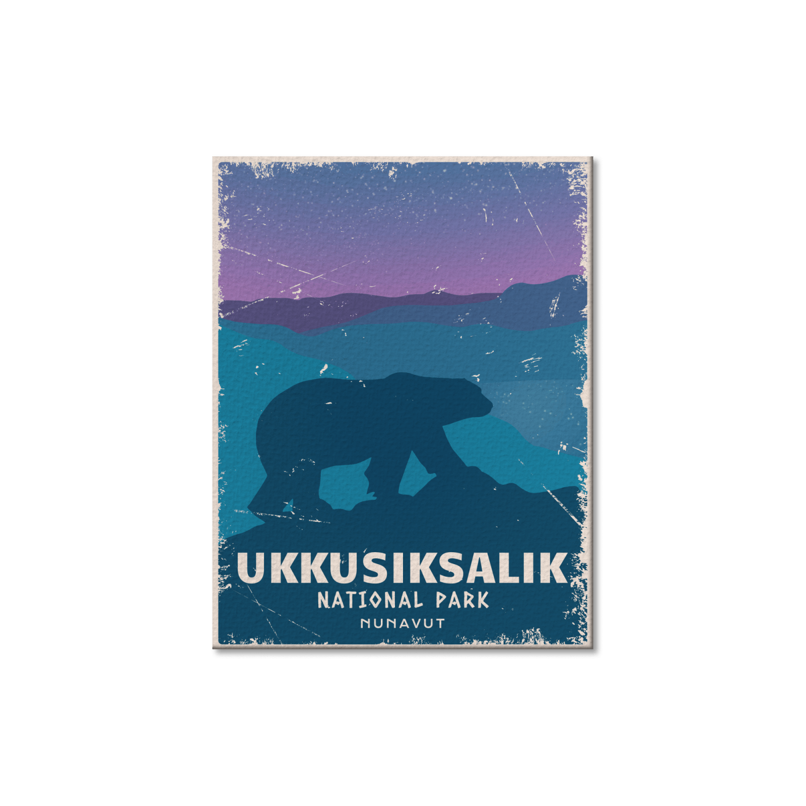 Ukkusiksalik National Park of Canada Postcard, Canada Parks