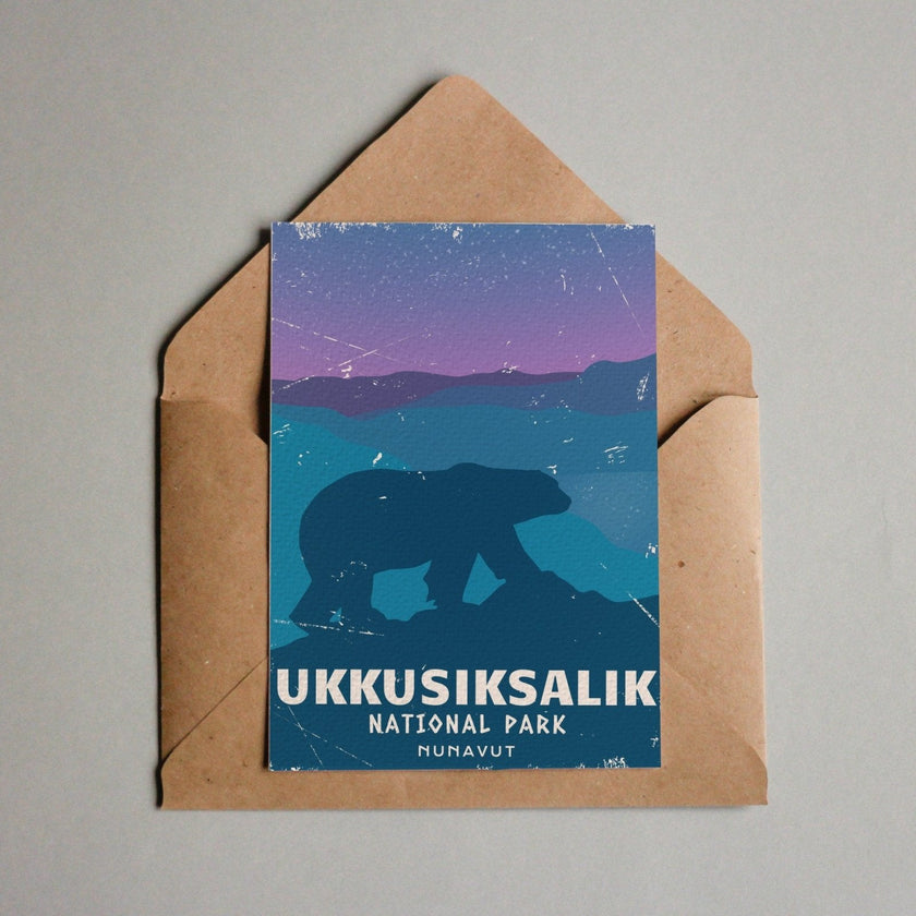 Ukkusiksalik National Park of Canada Postcard, Canada Parks