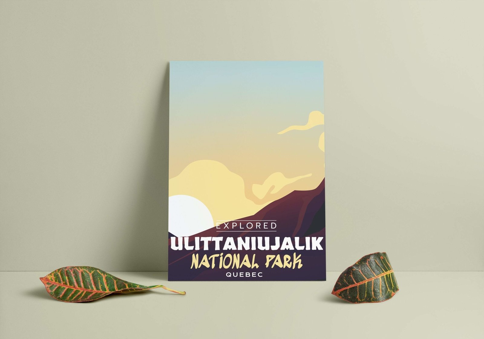 Ulittaniujalik National Park 'Explored' Poster, Canada Parks
