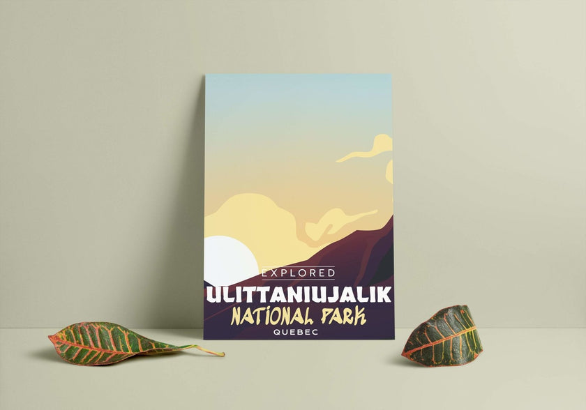 Ulittaniujalik National Park 'Explored' Poster, Canada Parks