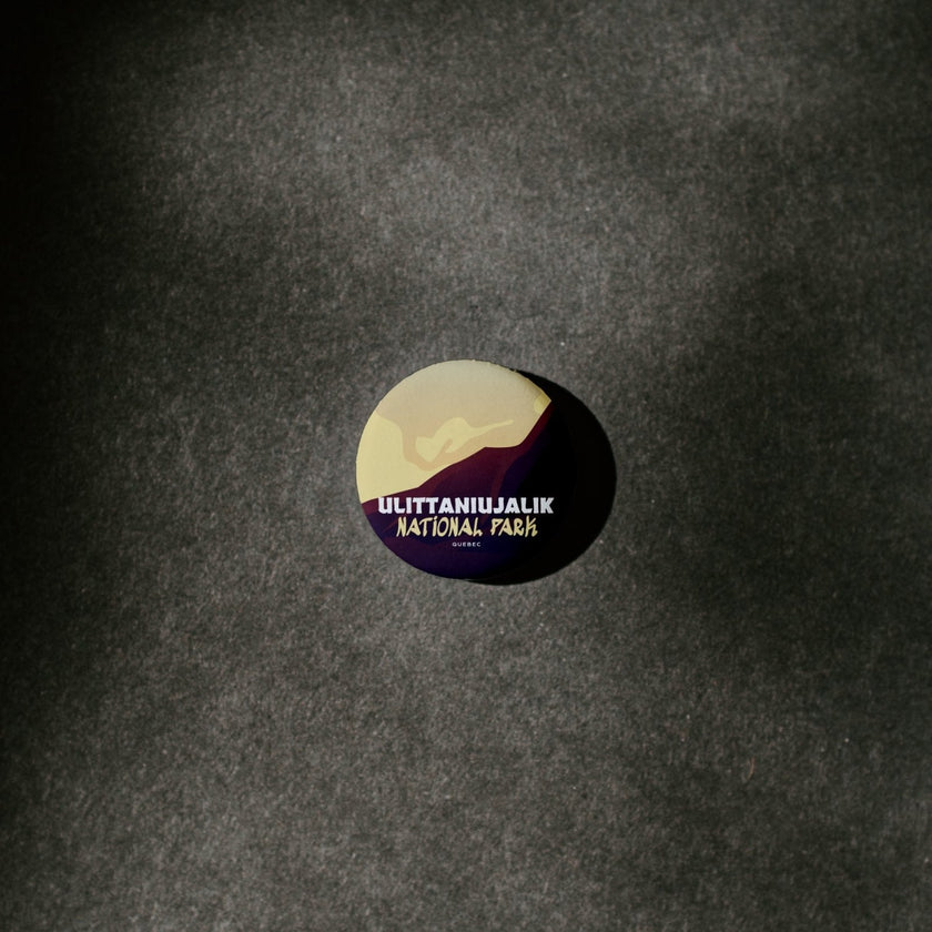 Ulittaniujalik National Park of Quebec Pinback Button, Canada Parks