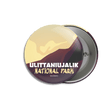 Ulittaniujalik National Park of Quebec Pinback Button, Canada Parks