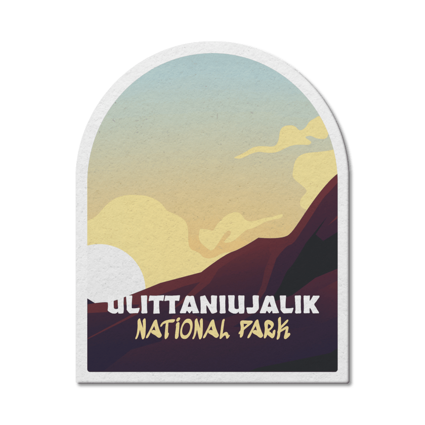 Ulittaniujalik Quebec National Park Waterproof Vinyl Sticker, Canada Parks