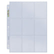 Ultra Pro Platinum Series 9-Pocket Page for Standard Size Cards Each