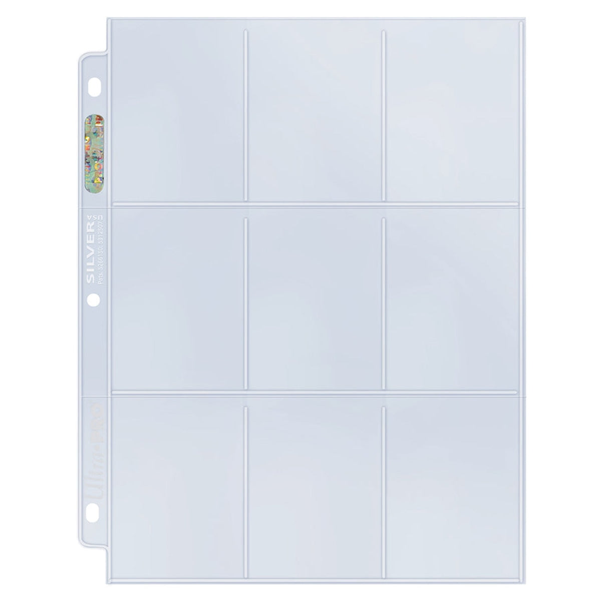 Ultra Pro Silver Series 9-Pocket Page for Standard Size Cards Each