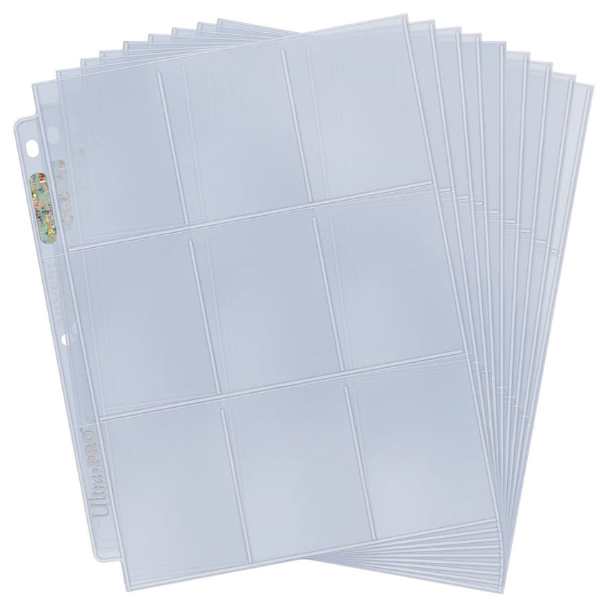 Ultra Pro Silver Series 9-Pocket Refill Pages for Standard Size Cards 25pk