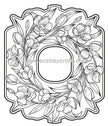 Sue Wilson - Wild Tulips Pre Cut Rubber Stamp