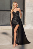 Strapless &nbsp;flattering silhouette dress