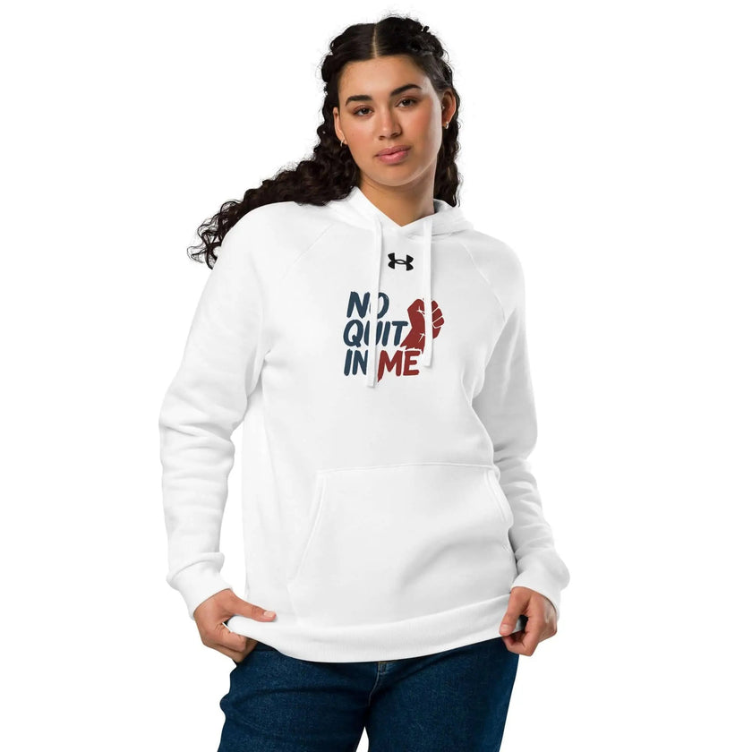 Black Under Armour® hoodie for unisex