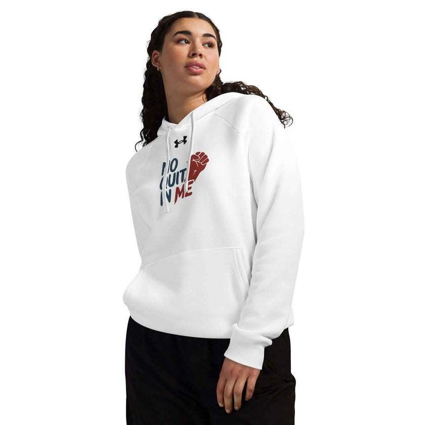 Black Under Armour® hoodie for unisex