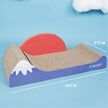 Under Mount Fuji Blue Cat Scratching Board