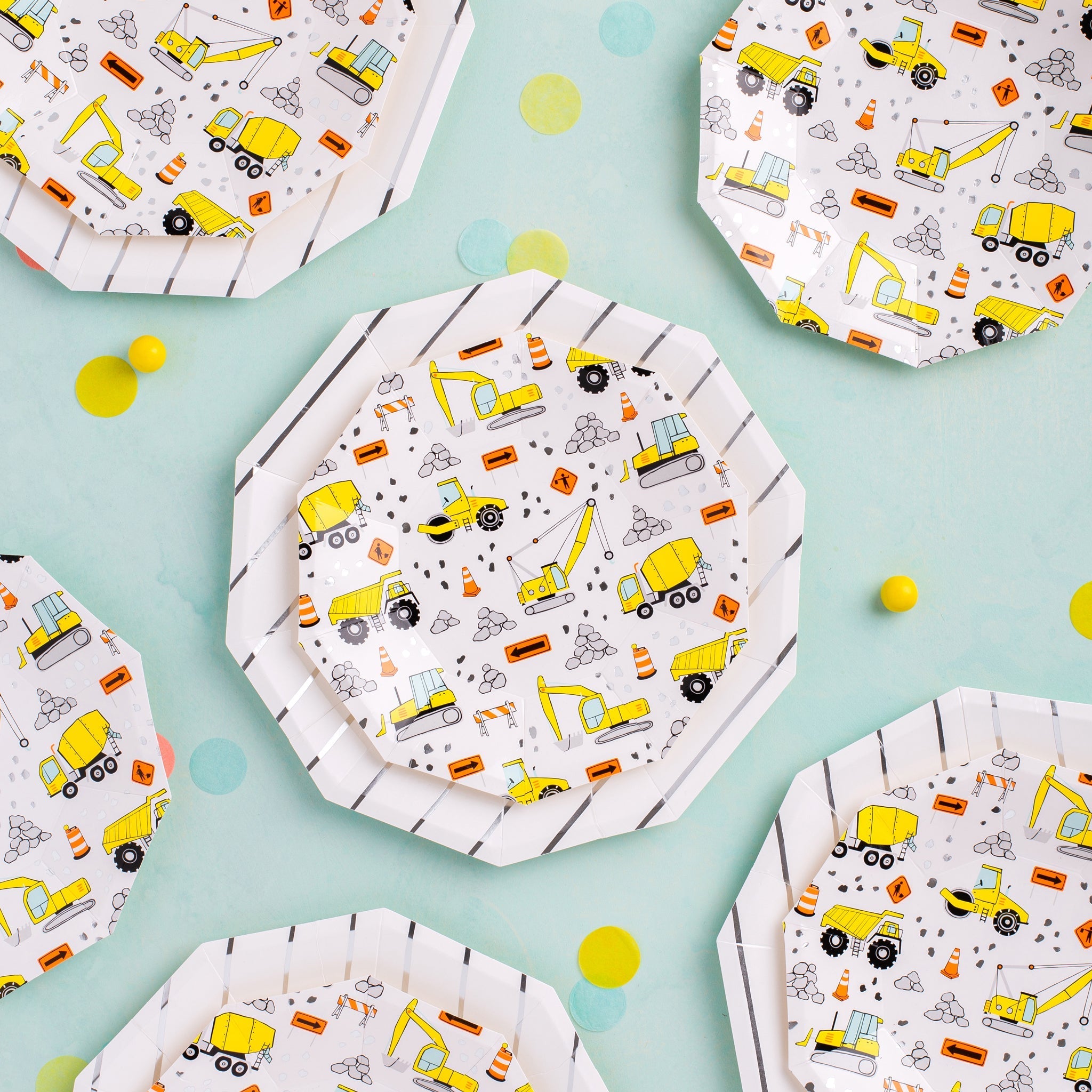 Construction Small Plates (SET OF 8)