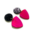 Unique Statement Jewelry Set in Pink Yellow & Black