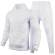 Unisex  Casual European Size Blank Solid Color Set