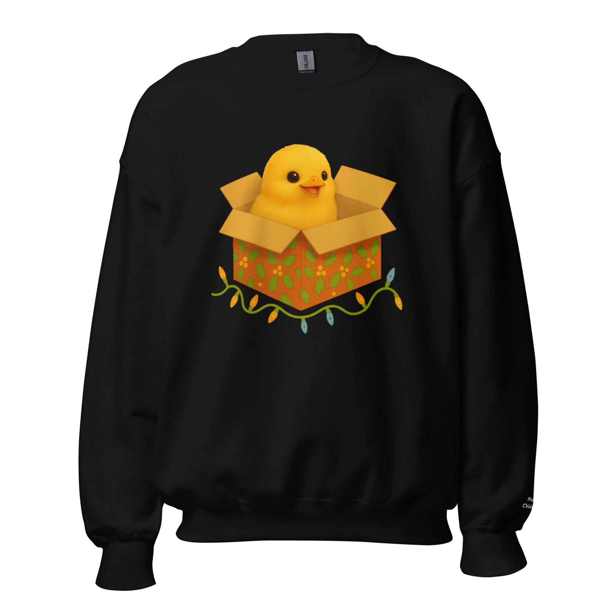 Chickmas Chick in a box Unisex Sweatshirt