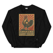 Retro Chickens Against Fascism Unisex Sweatshirt