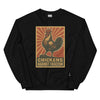 Retro Chickens Against Fascism Unisex Sweatshirt