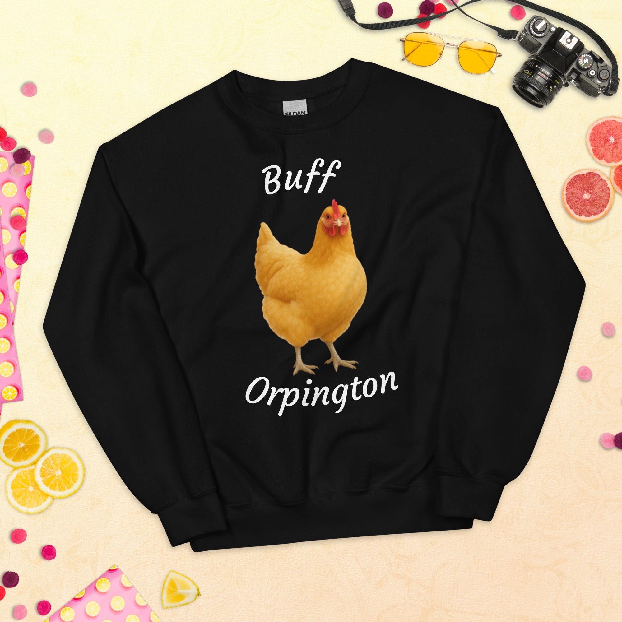 Buff Orpington Words Unisex Sweatshirt