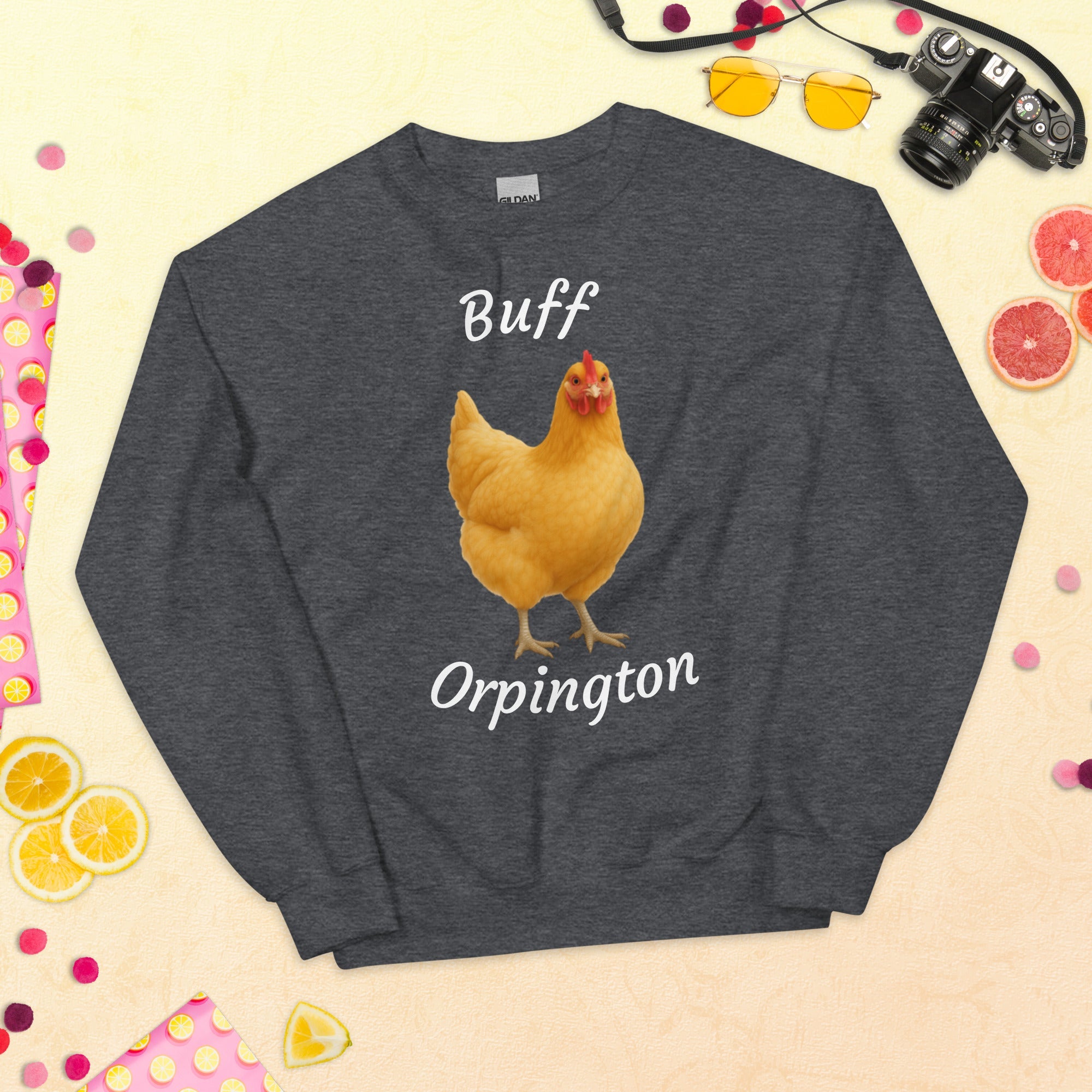 Buff Orpington Words Unisex Sweatshirt