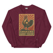 Retro Chickens Against Fascism Unisex Sweatshirt