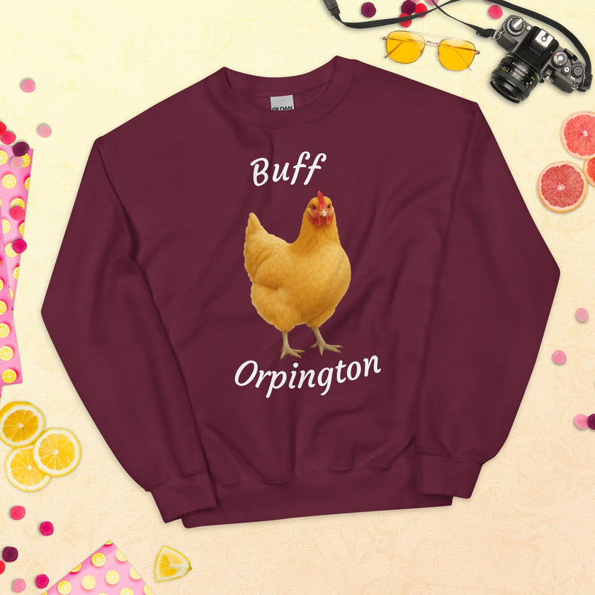 Buff Orpington Words Unisex Sweatshirt