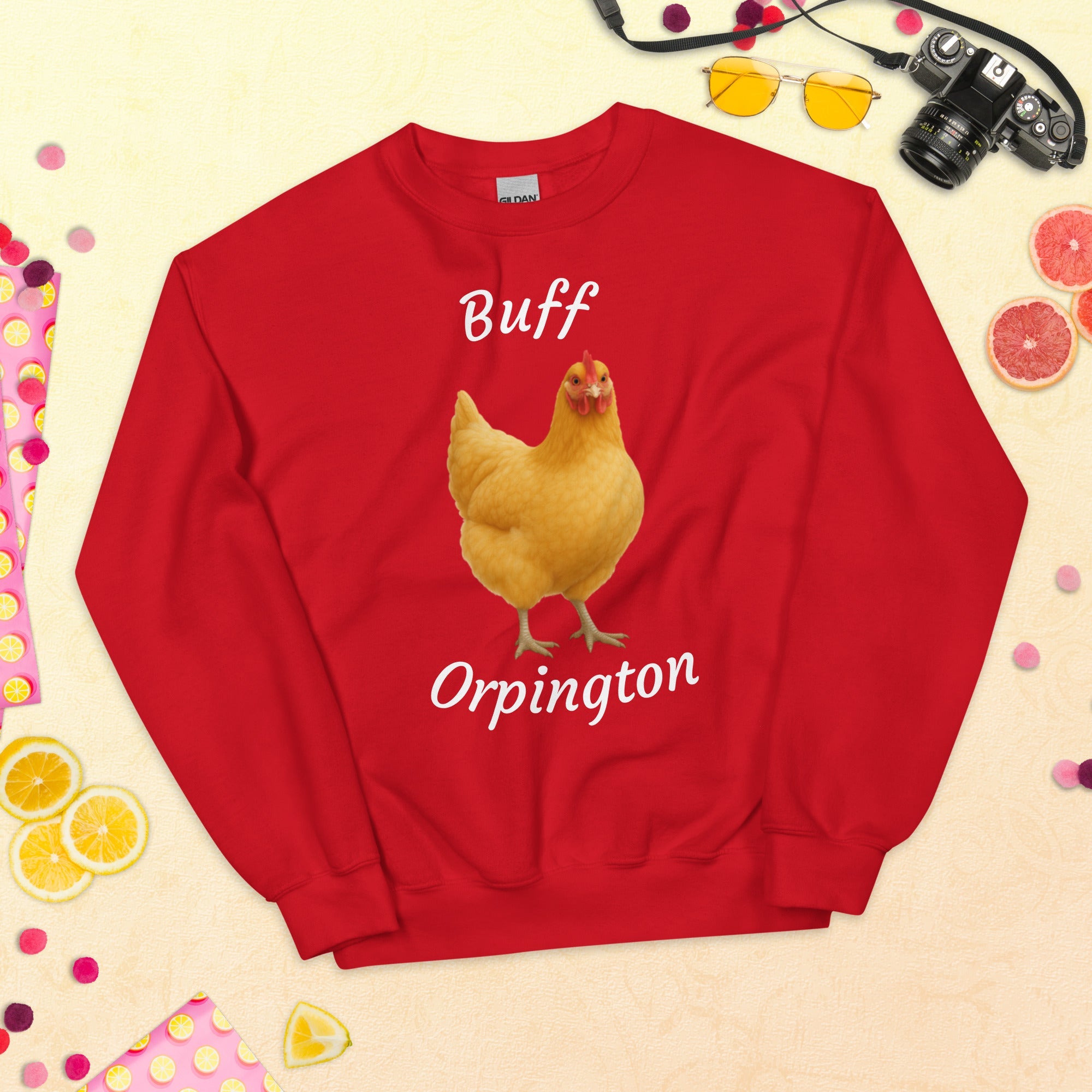 Buff Orpington Words Unisex Sweatshirt