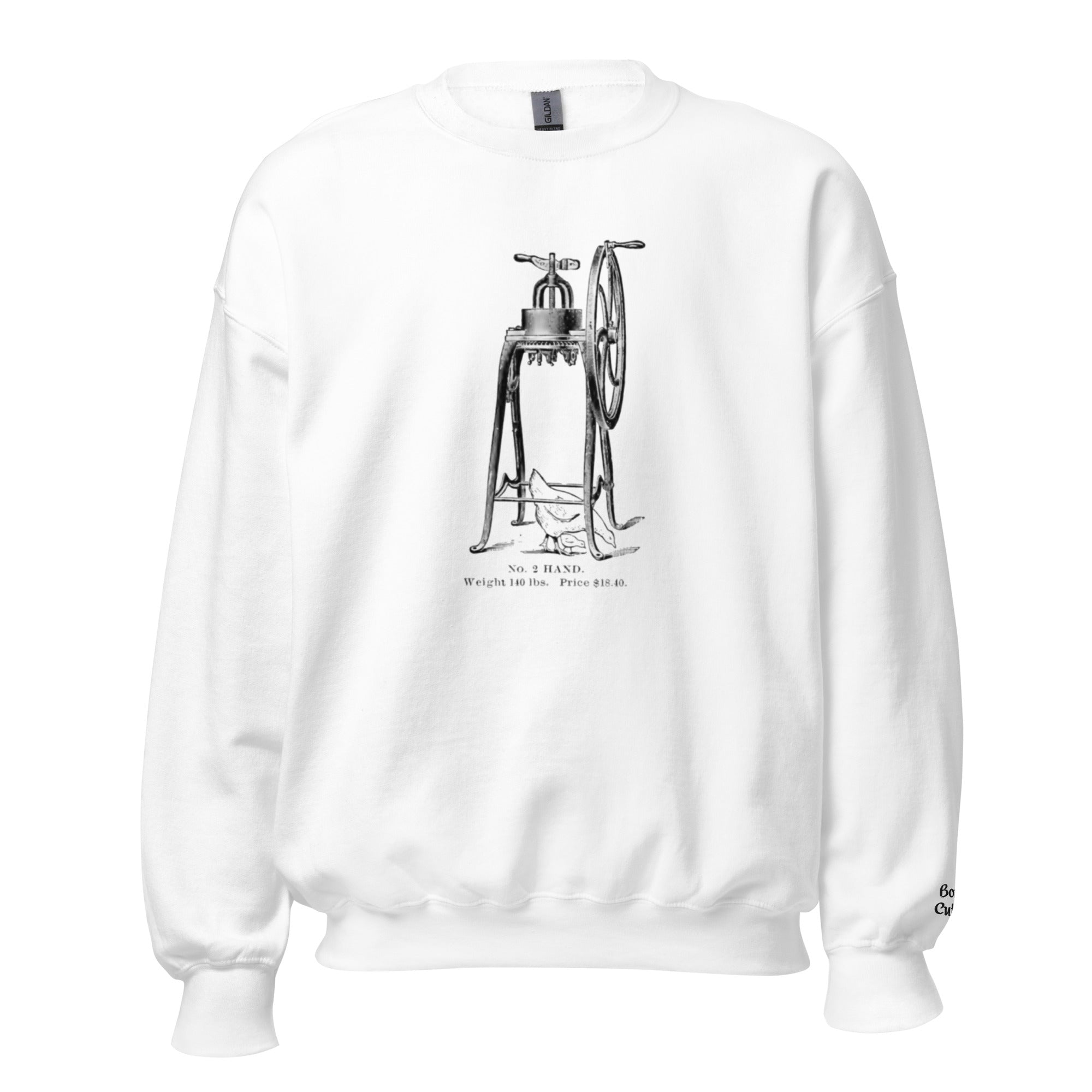 Retro Bone Cutter Unisex Sweatshirt