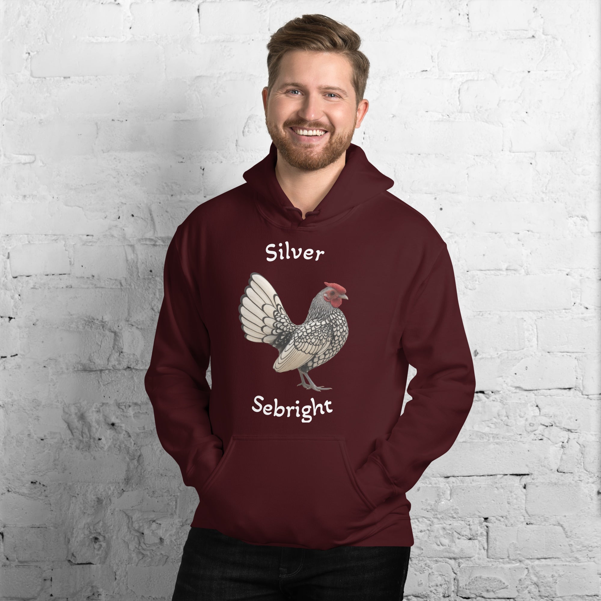 Silver Sebright Unisex bunny hug (hoodie)