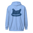 Retro Hen Unisex heavy blend zip bunny hug (hoodie)