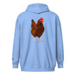 Rhode Island Red Unisex heavy blend zip bunny hug (hoodie)