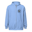 Chickasaurous Battle Unisex heavy blend zip bunny hug (hoodie)