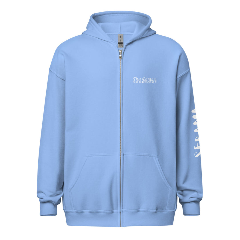 Serama Unisex heavy blend zip bunny hug (hoodie)