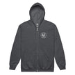 Chickasaurous Battle Unisex heavy blend zip bunny hug (hoodie)