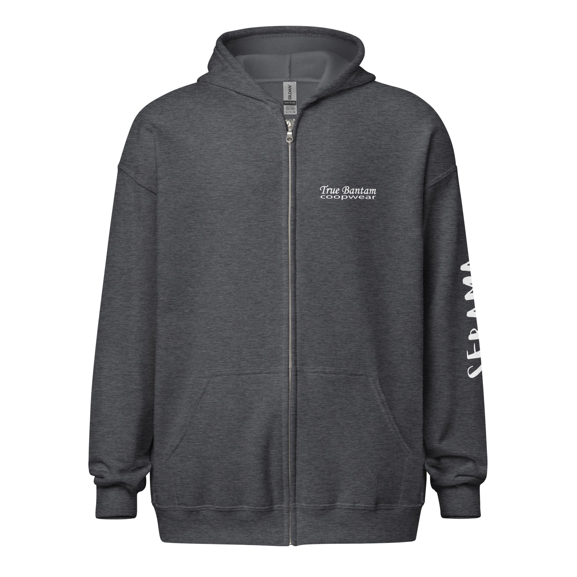 Serama Unisex heavy blend zip bunny hug (hoodie)