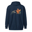 Chickasaurous Battle Unisex heavy blend zip bunny hug (hoodie)