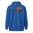 Chickasaurous Battle Unisex heavy blend zip bunny hug (hoodie)