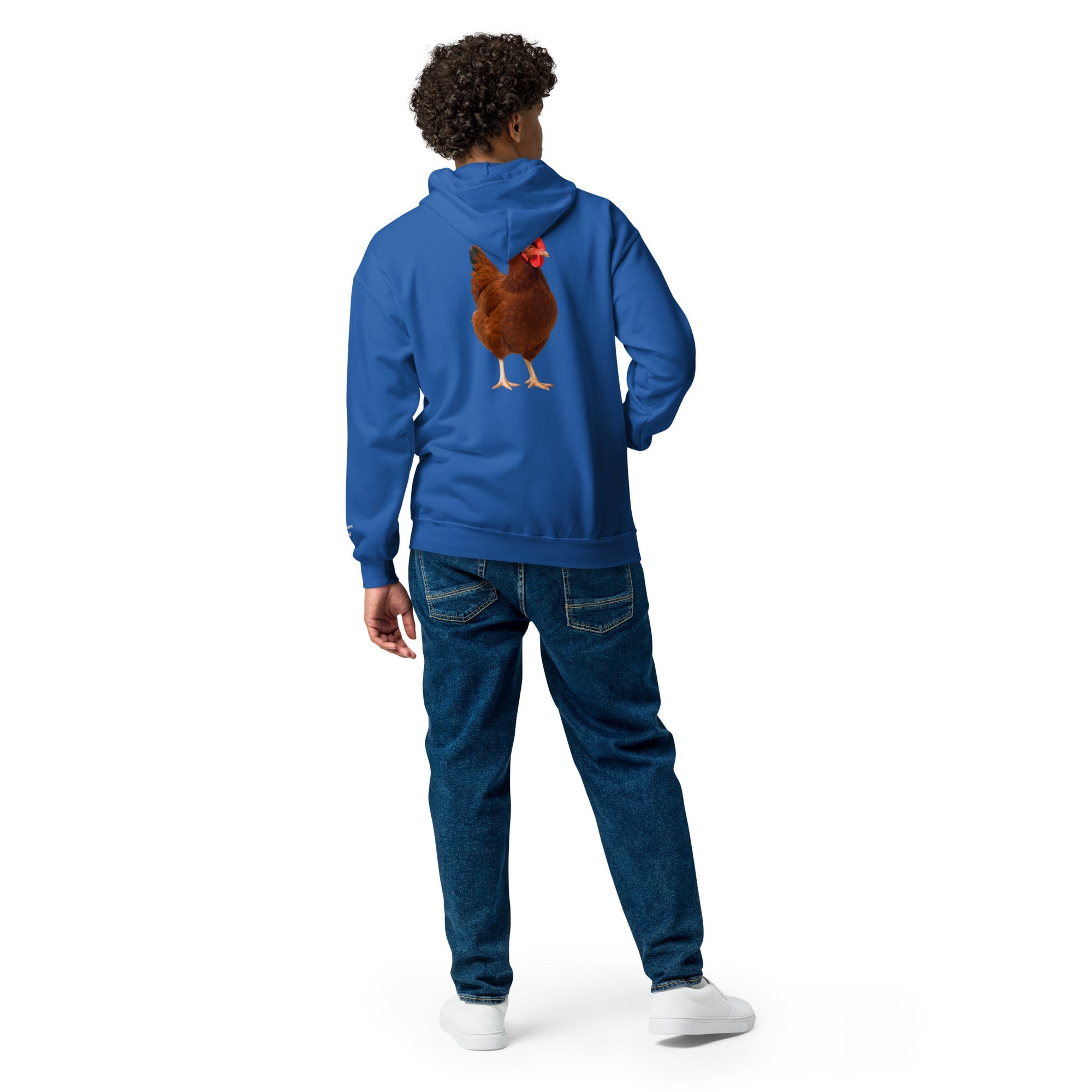 Rhode Island Red Unisex heavy blend zip bunny hug (hoodie)