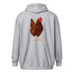 Rhode Island Red Unisex heavy blend zip bunny hug (hoodie)