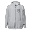 Chickasaurous Battle Unisex heavy blend zip bunny hug (hoodie)