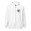 Chickasaurous Battle Unisex heavy blend zip bunny hug (hoodie)