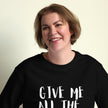 Give Me All the Chickens Unisex organic sweatshirt