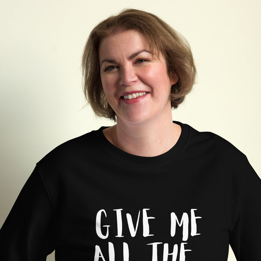 Give Me All the Chickens Unisex organic sweatshirt