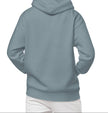 Embroidered Yellow Mockingbird pigment-dyed slate hoodie