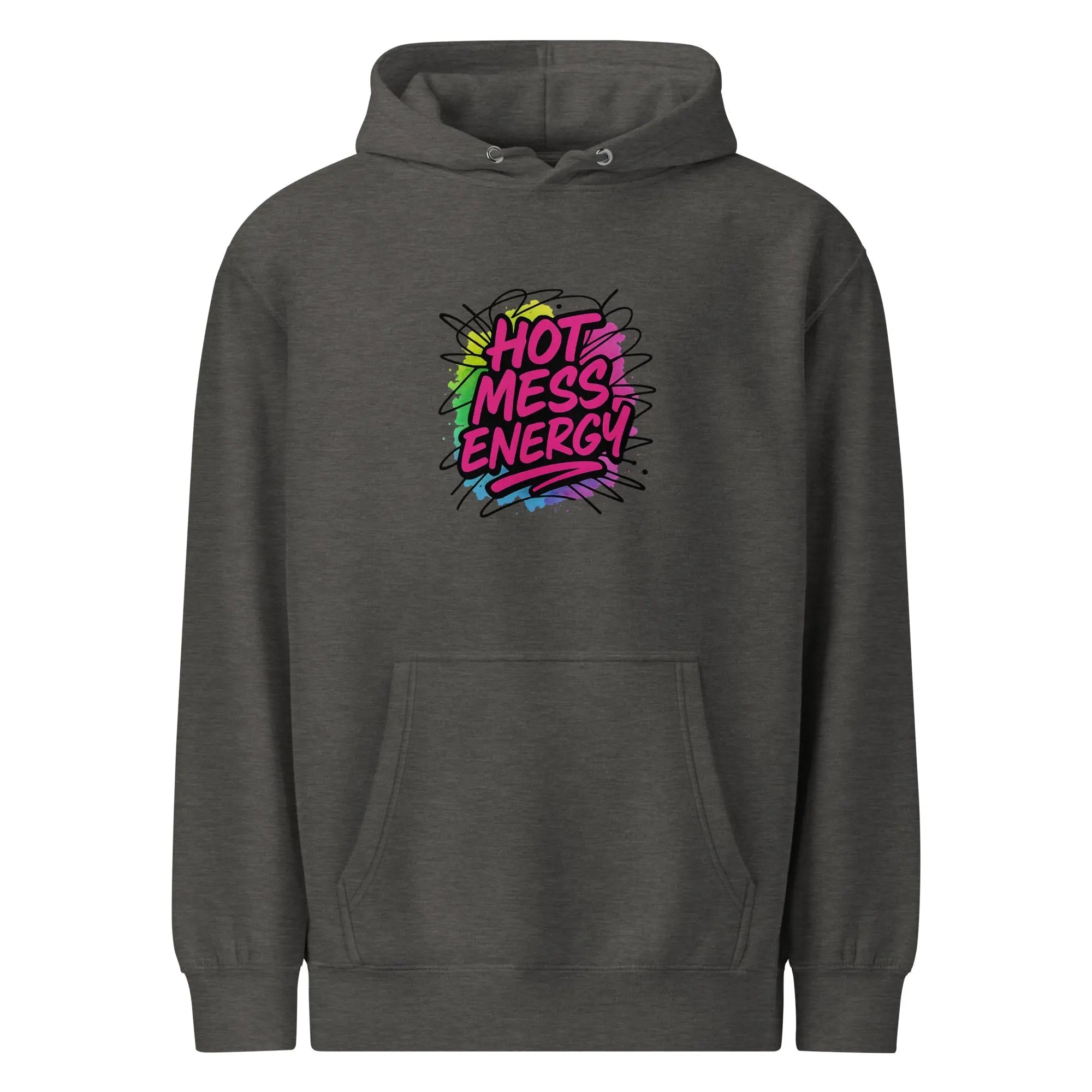 Paper peace Unisex premium mid-weight hoodie - Hot Mess Energy