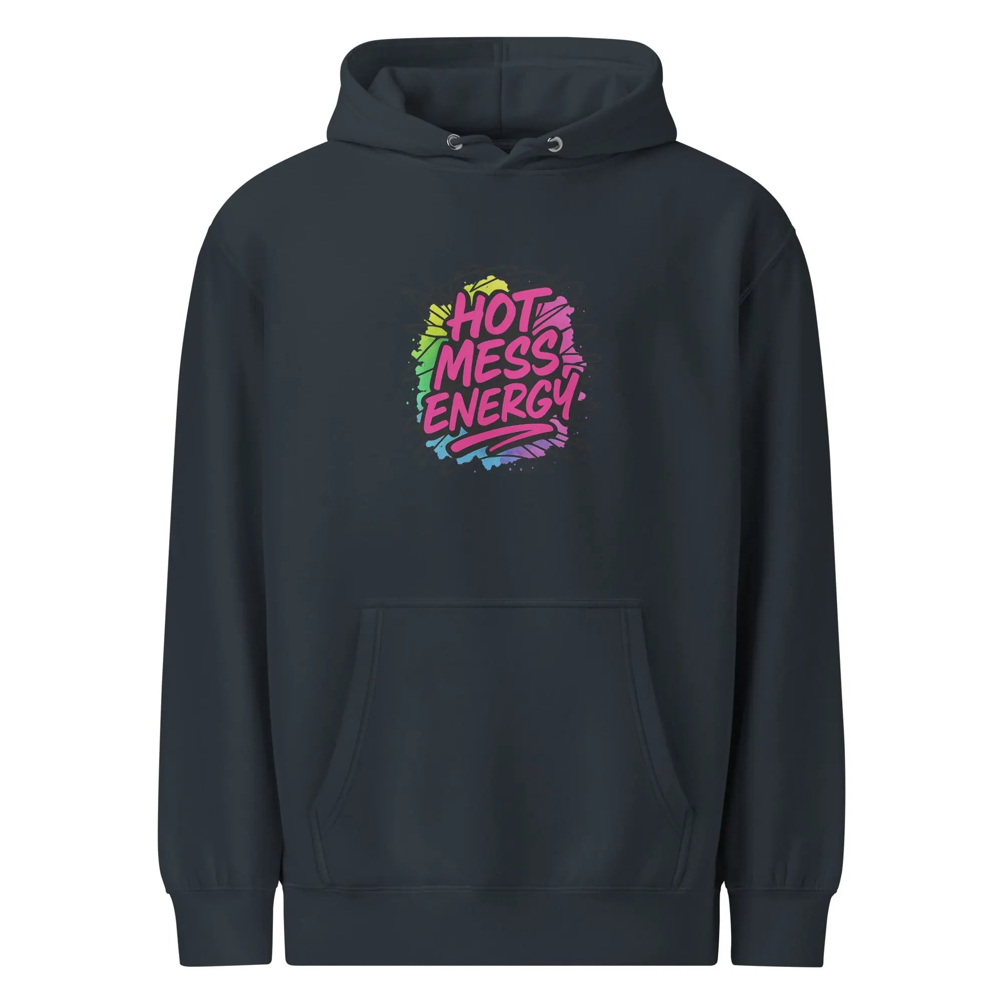 Paper peace Unisex premium mid-weight hoodie - Hot Mess Energy