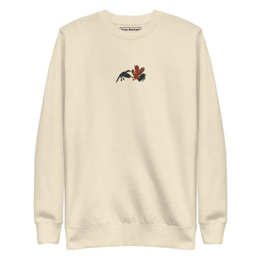 Chickasaurous Battle Unisex Premium Sweatshirt